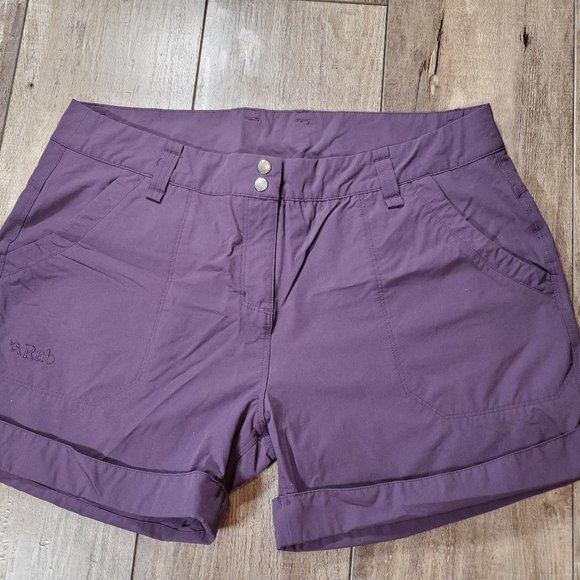 Rab Pants - Rab women's Helix hiking shorts size medium in eggplant.  #columbia #Prana  #REI